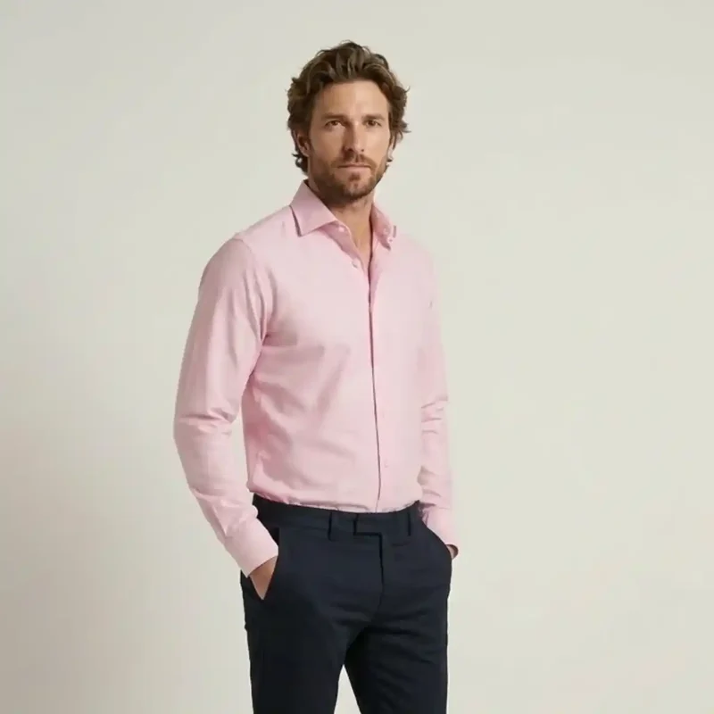 CHEMISE ROSE HOMME