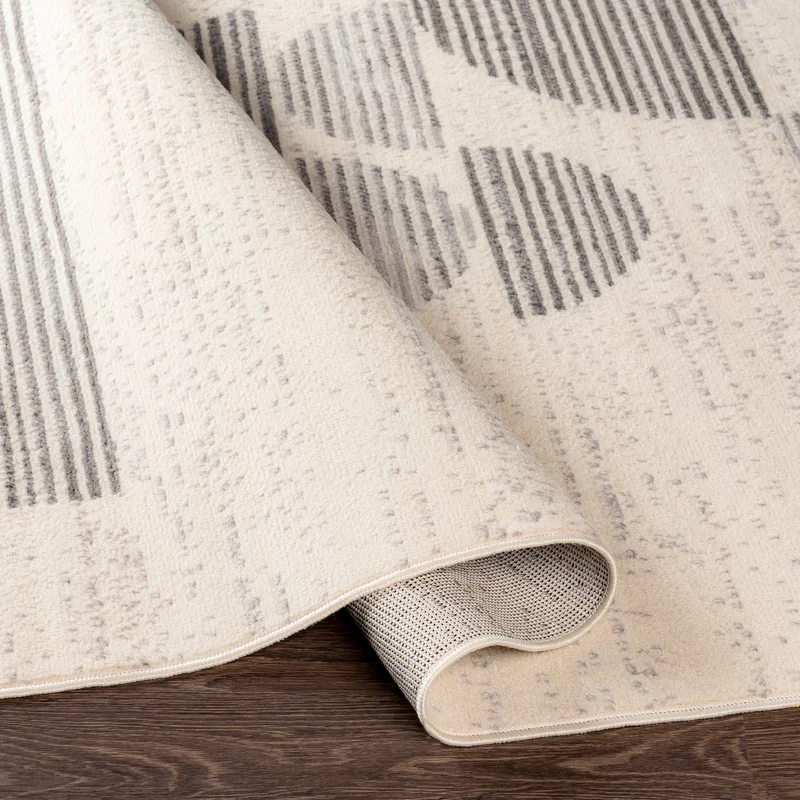 Tapis Scandinave Moderne Blanc/Gris Jimo