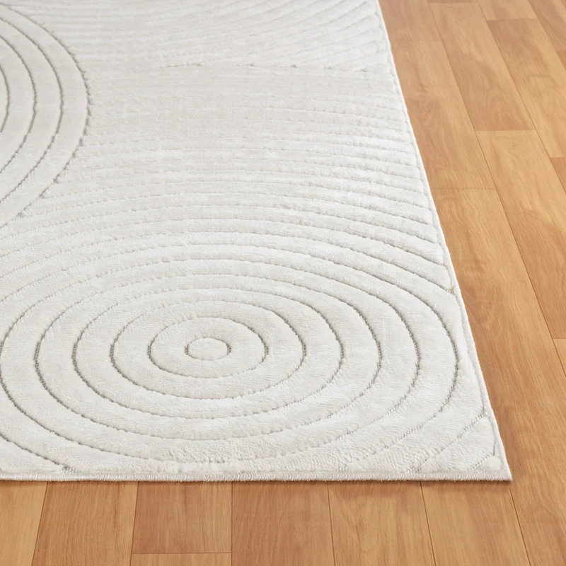 Tapis d'Intérieur/Extérieur Scandinave Moderne Blanc Kaysa
