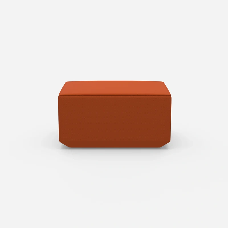 Sitzpouf in Orange
