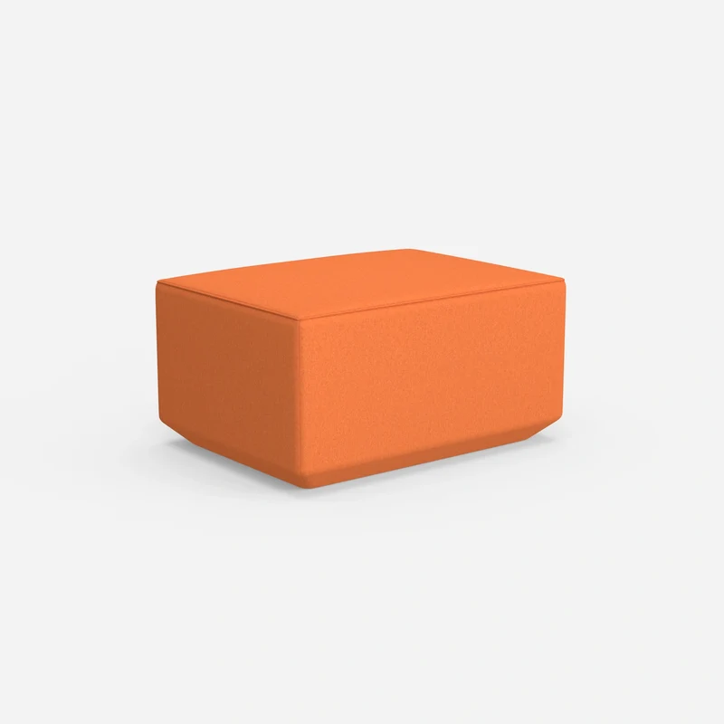 Sitzpouf in Orange