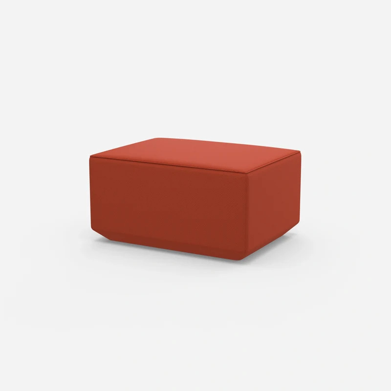 Sitzpouf in Orange