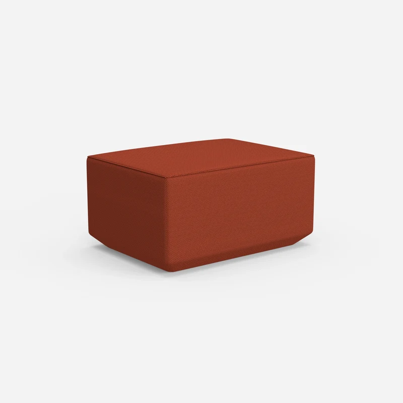 Sitzpouf in Orange