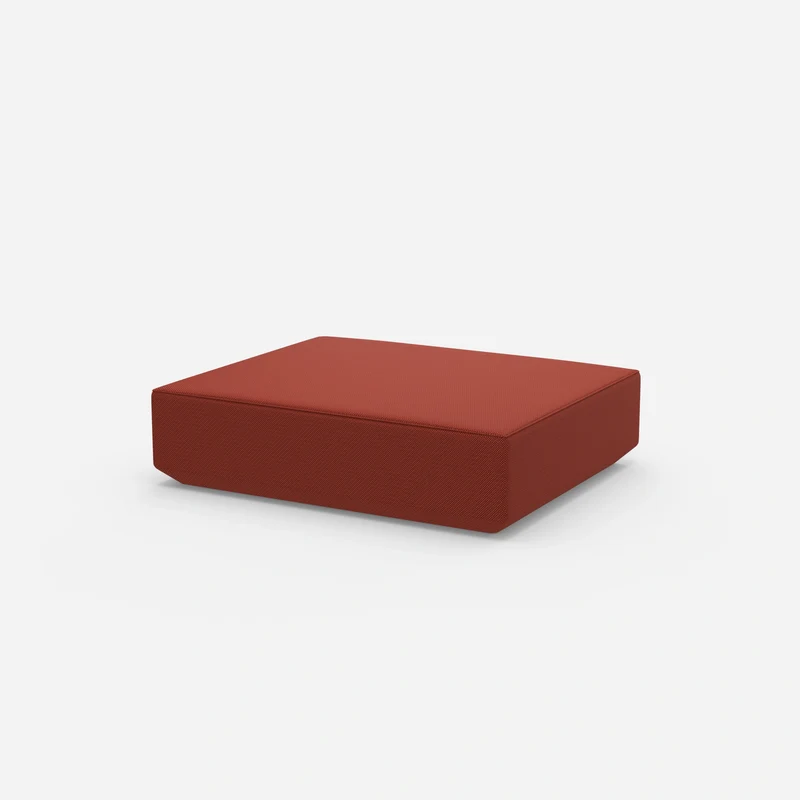 Roter Pouf
