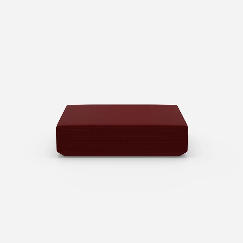 Roter Pouf