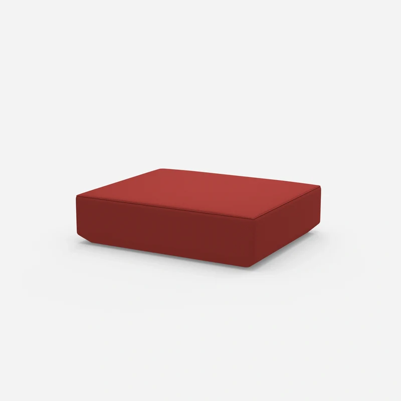 Roter Pouf