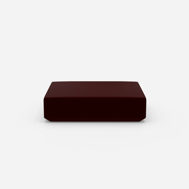 Roter Pouf
