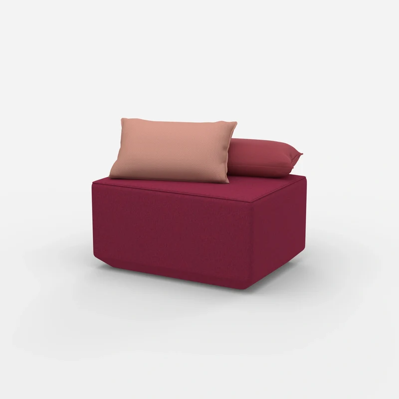 Pouf in Rosa