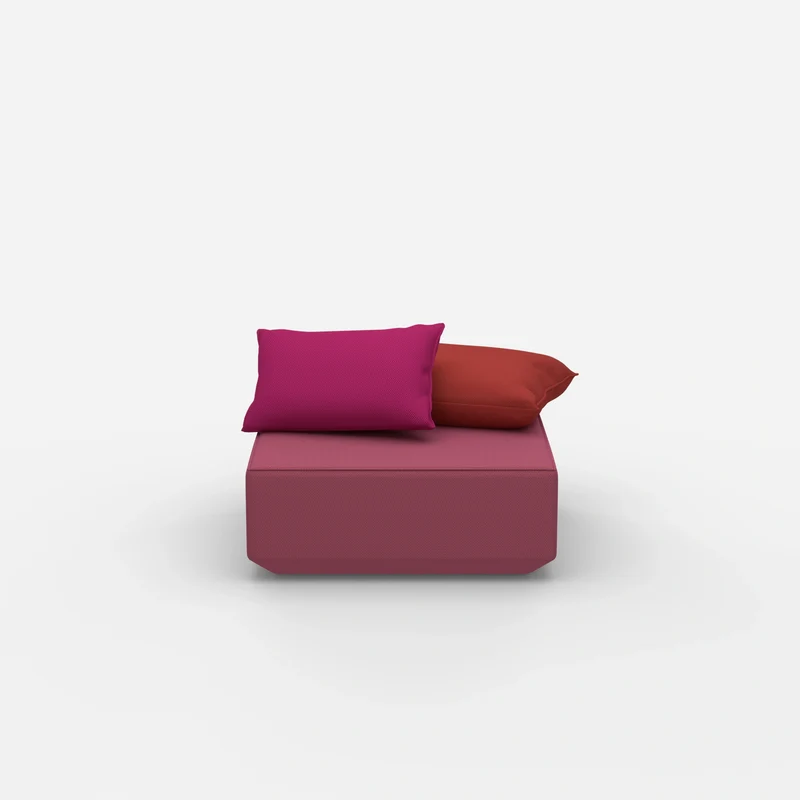 Quadratischer Sitzpouf