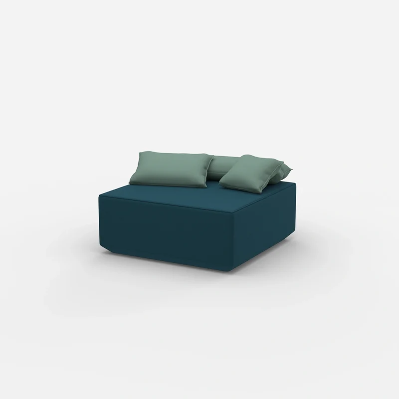 Sitzpouf petrol