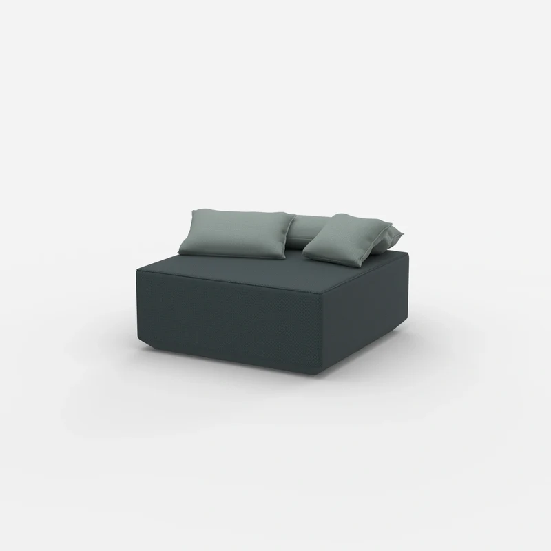 Sitzpouf petrol