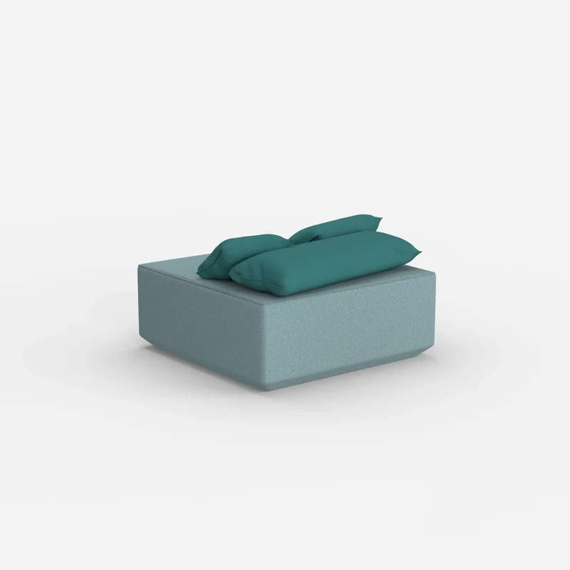 Sitzpouf petrol
