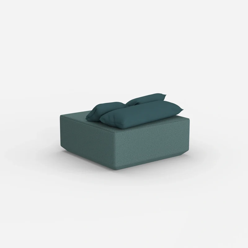 Sitzpouf petrol