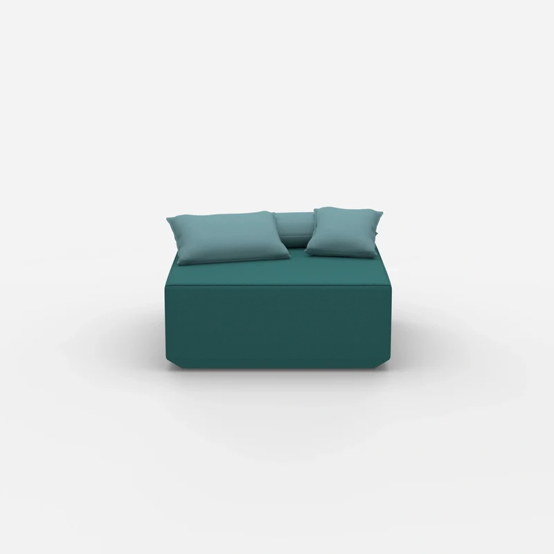 Sitzpouf petrol
