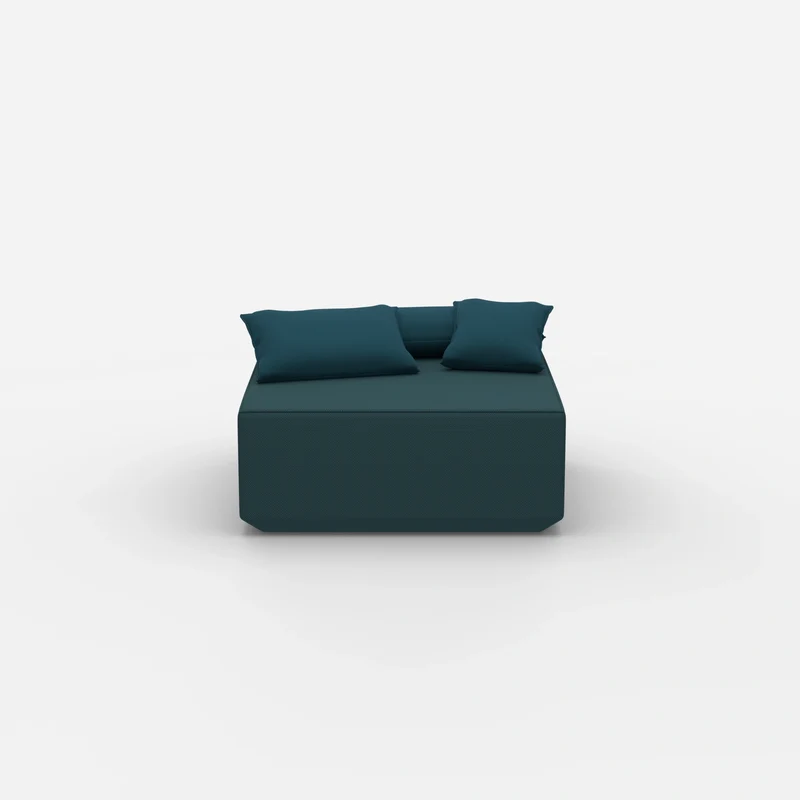 Sitzpouf petrol