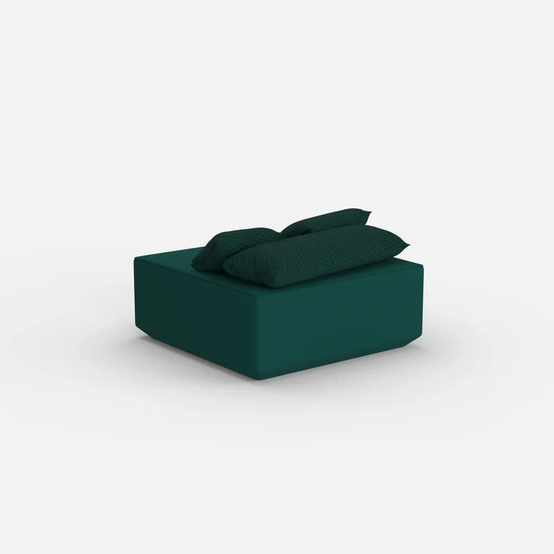 Sitzpouf petrol
