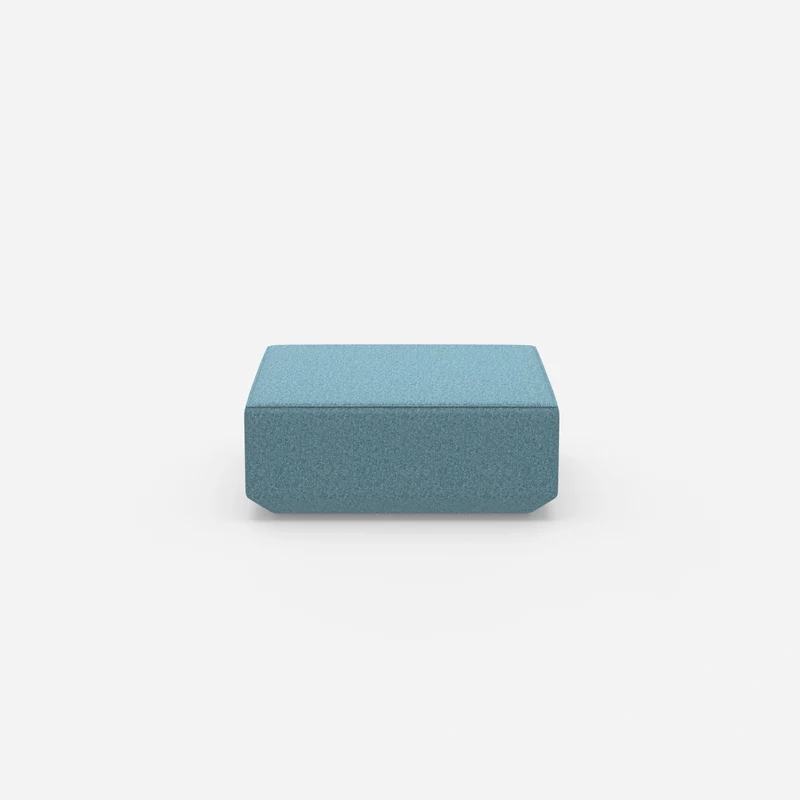 Moderner Pouf blau