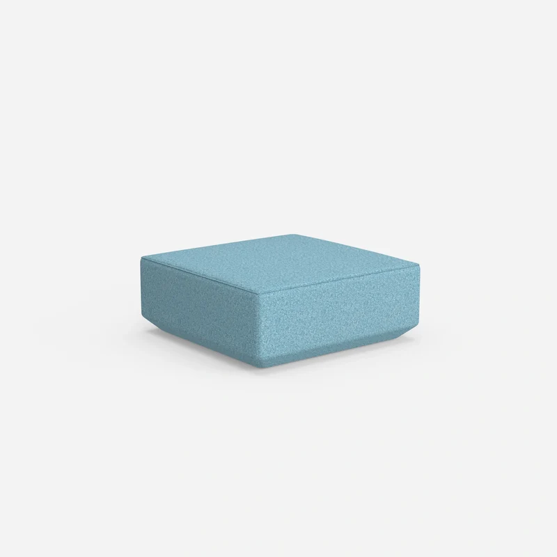 Moderner Pouf blau