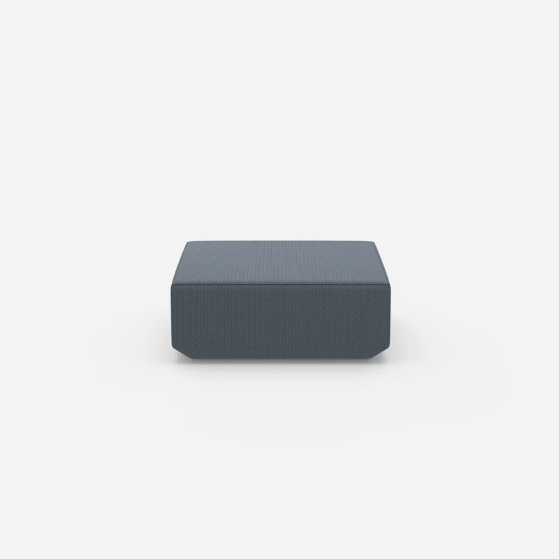 Moderner Pouf blau