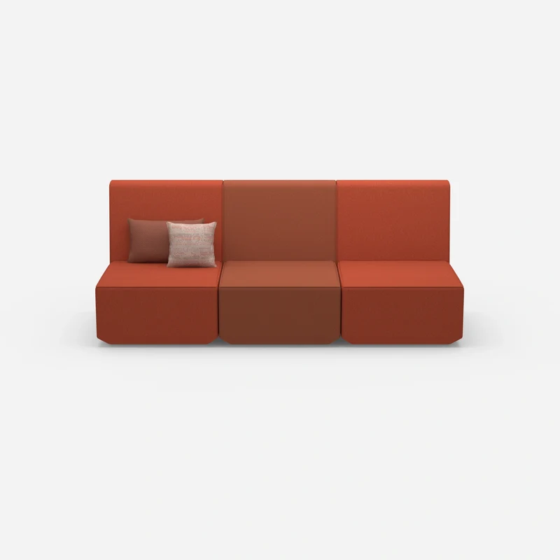 3er Sofa rot
