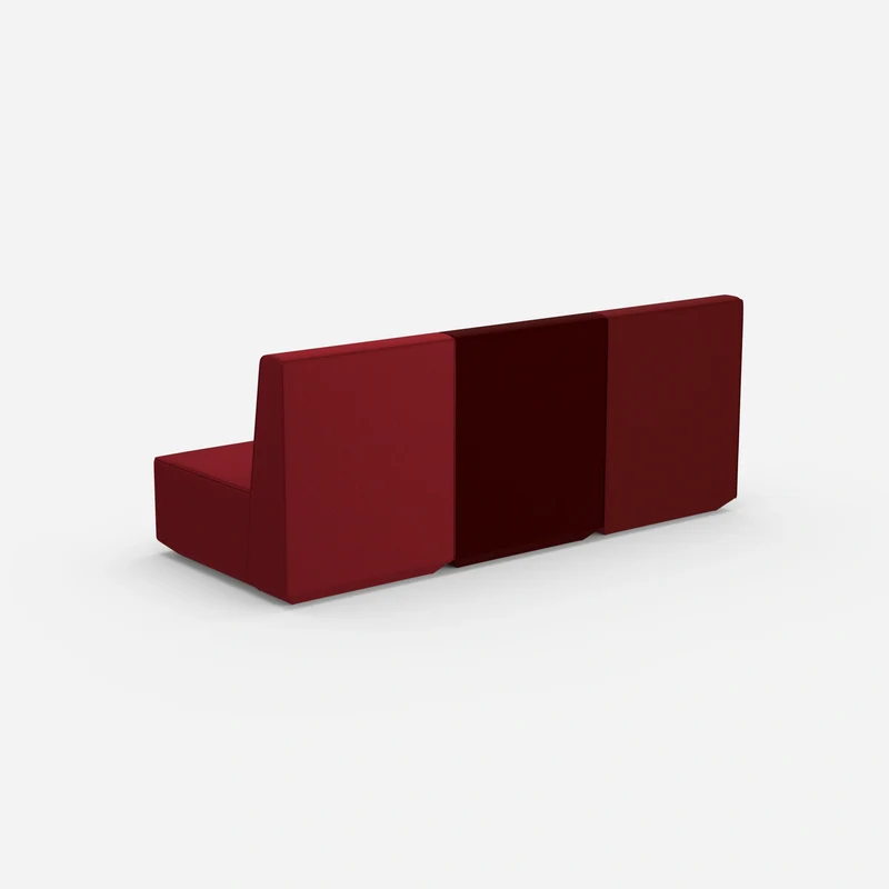 3er Sofa rot