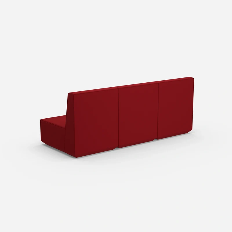 3er Sofa rot