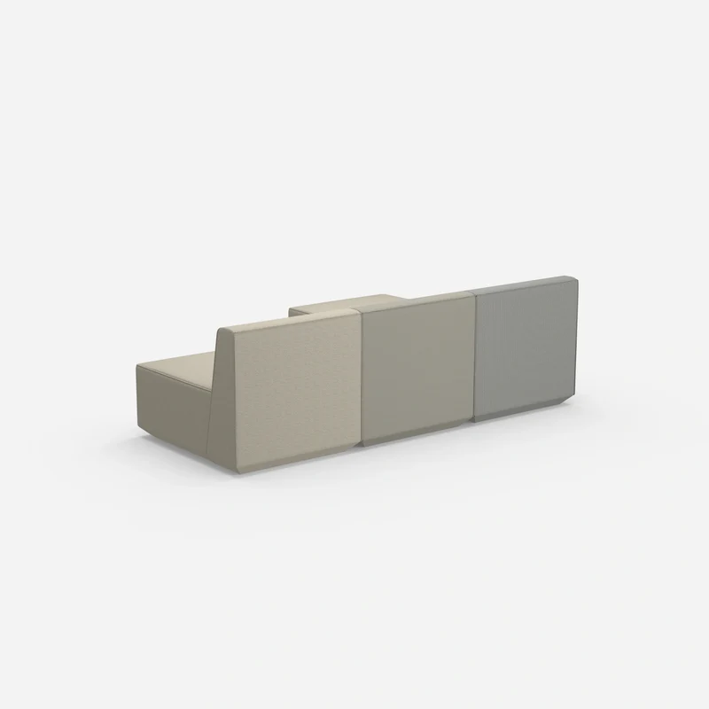 Graues Sofa 3 Sitzer