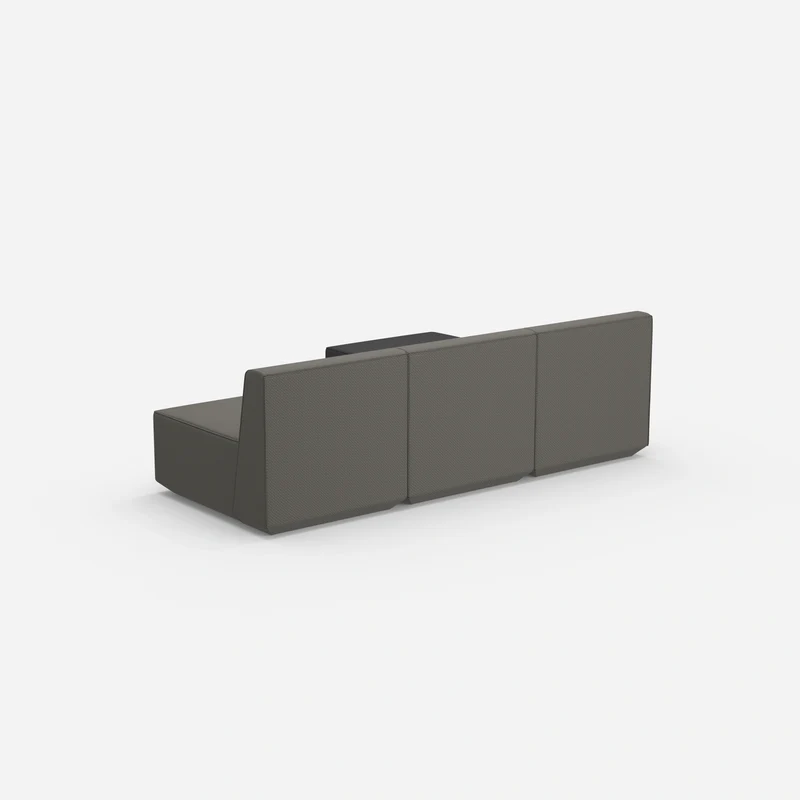 Graues Sofa 3 Sitzer