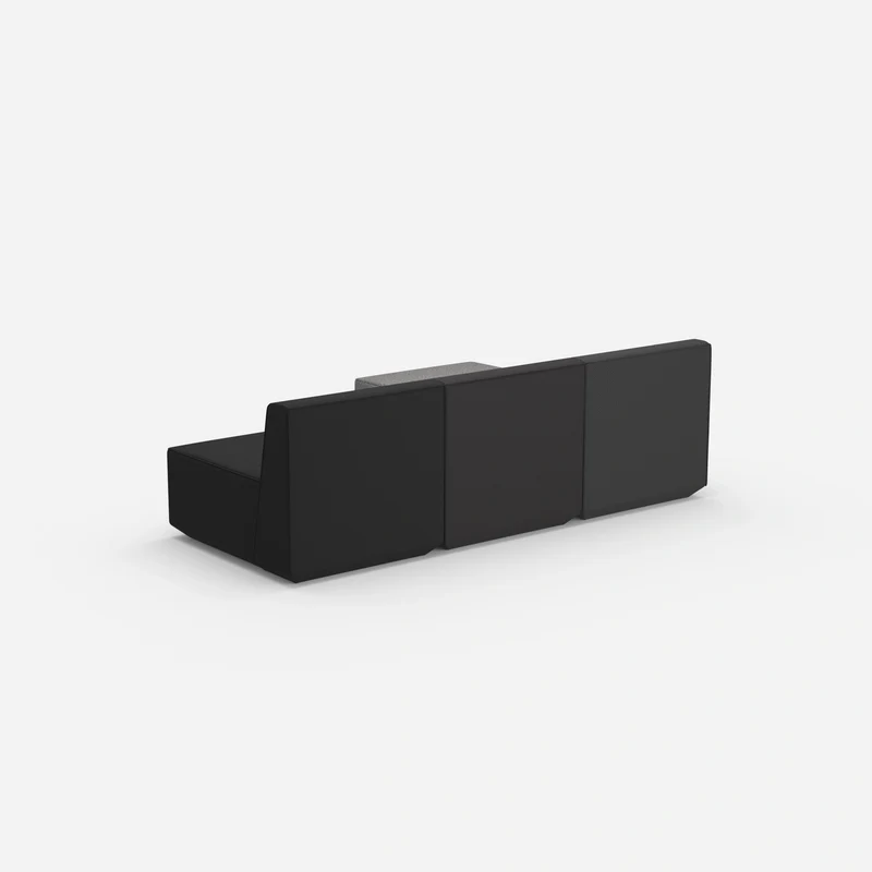 Graues Sofa 3 Sitzer