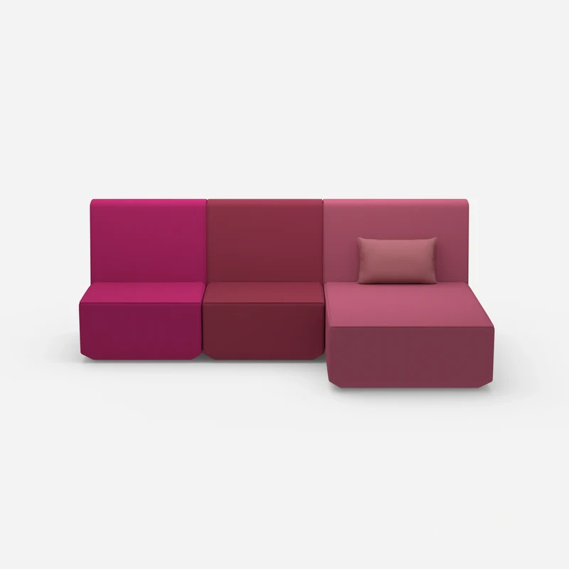 3 Personen Sofa mit Recamiere