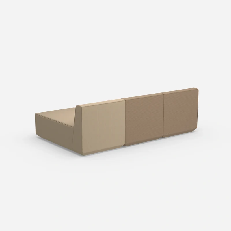 3er Sofa mit Recamiere