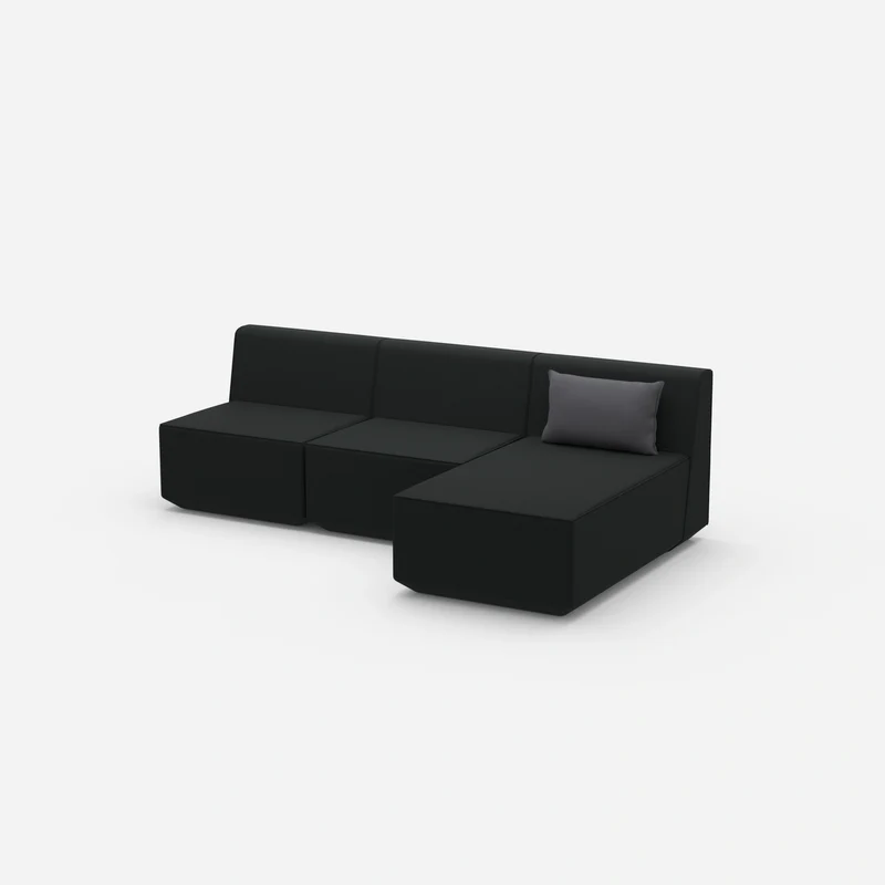 3er Sofa mit Recamiere