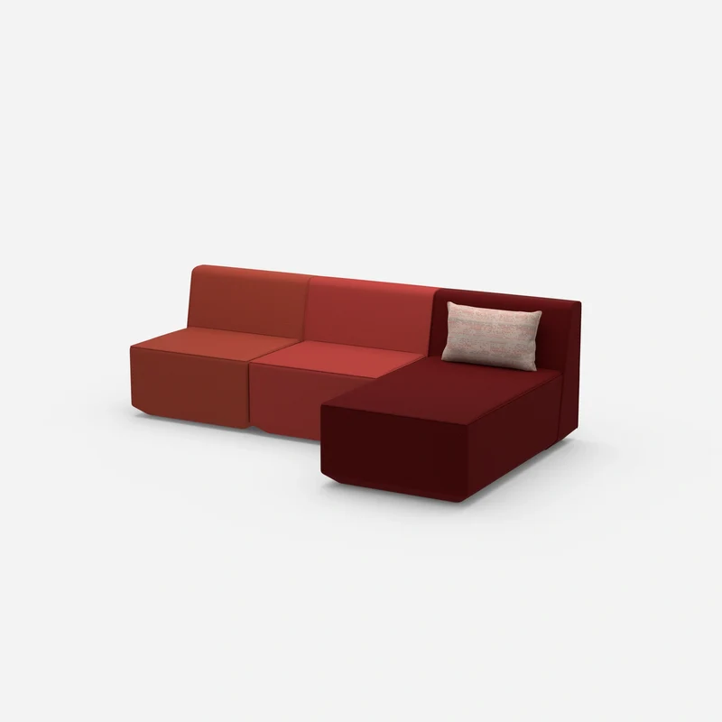 3er Sofa mit Recamiere