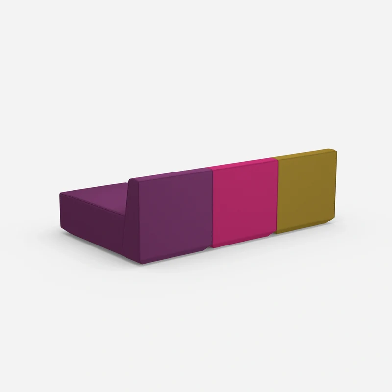 3er Sofa mit Recamiere