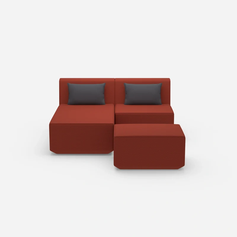 Zweisitzer modulares Sofa mit Funktion