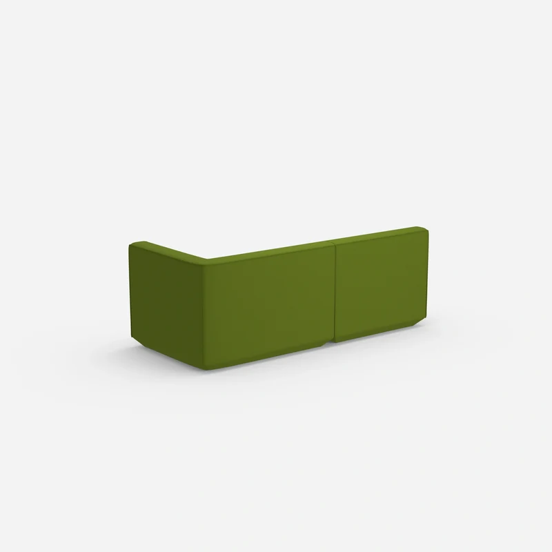 Sofa Zweisitzer grün 180 cm breit
