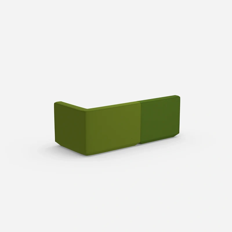 Sofa Zweisitzer grün 180 cm breit