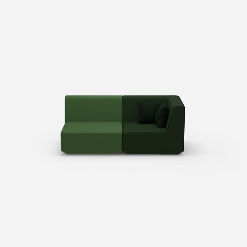 2 Sitzer Sofa grün