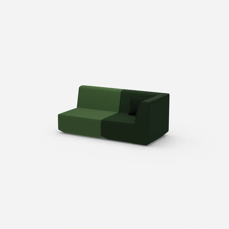 2 Sitzer Sofa grün