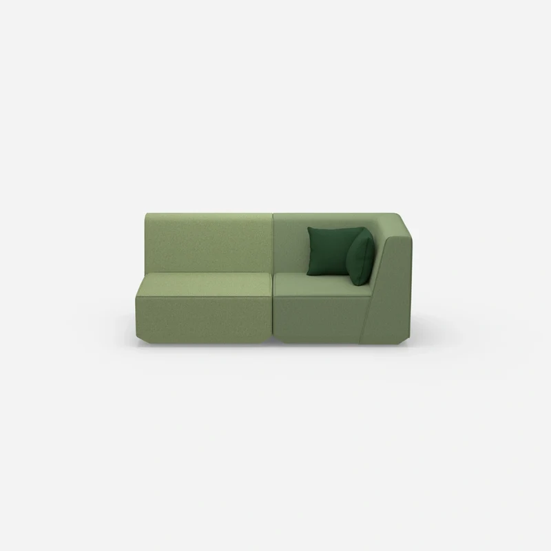 2 Sitzer Sofa grün