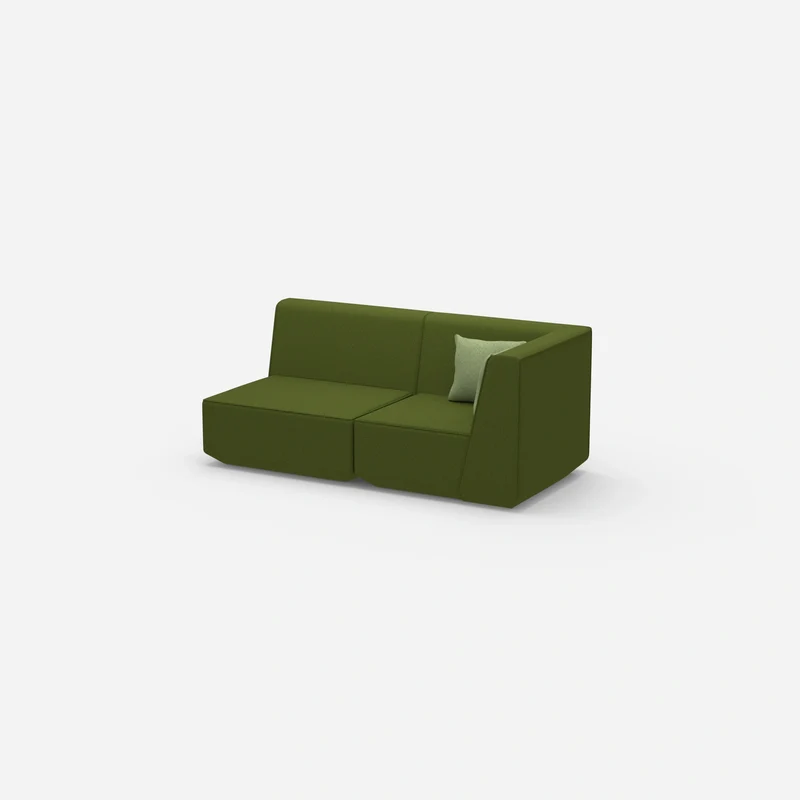 2 Sitzer Sofa grün