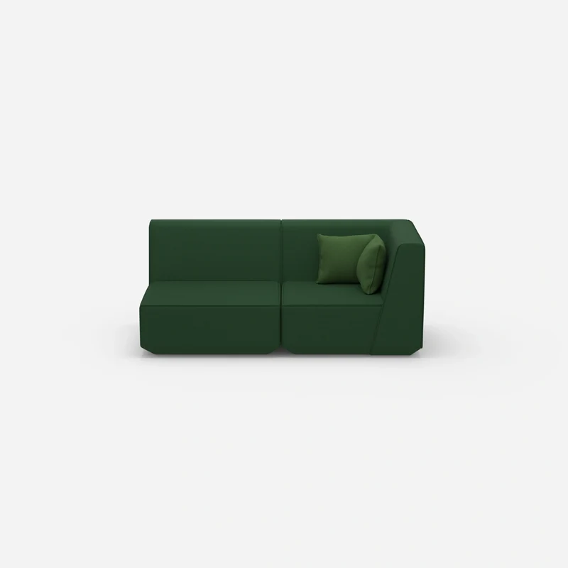 2 Sitzer Sofa grün