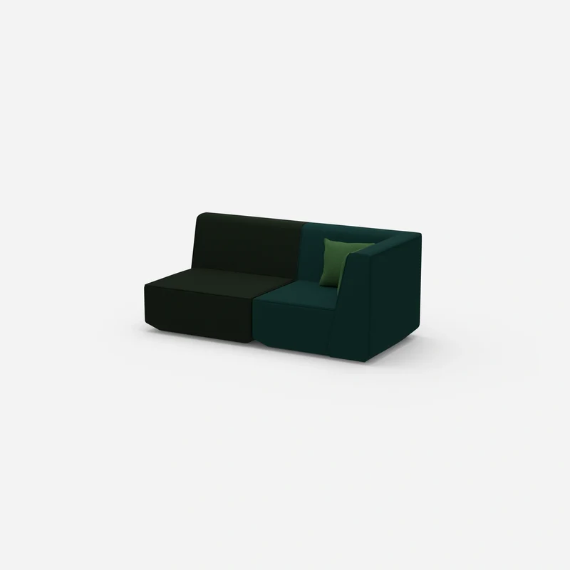 2 Sitzer Sofa grün