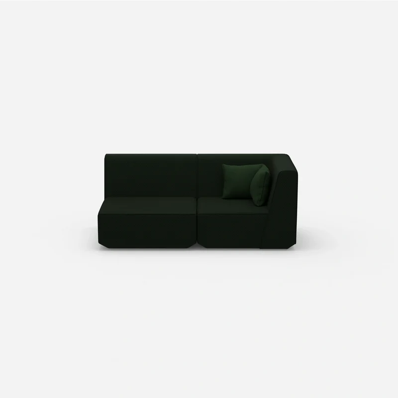 2 Sitzer Sofa grün