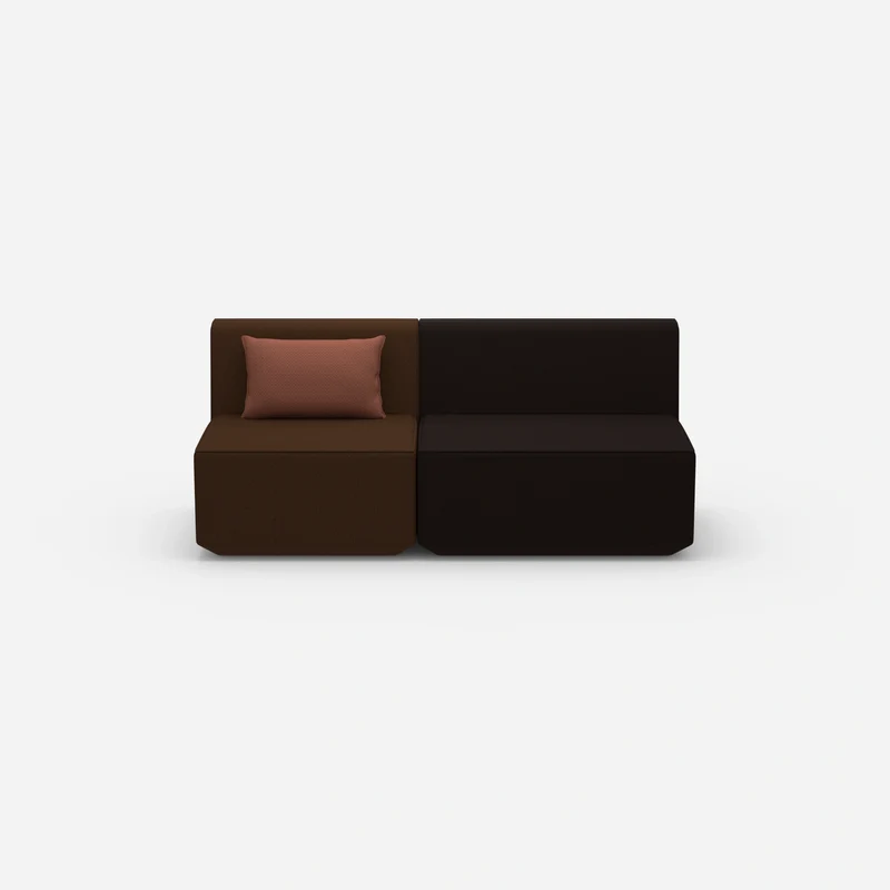 Modulares Sofa ohne Armlehne