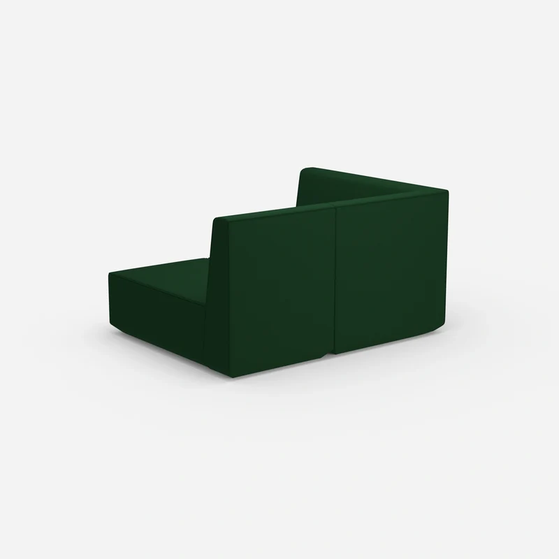 Zweisitzer Modulsofa mit Eckmodul