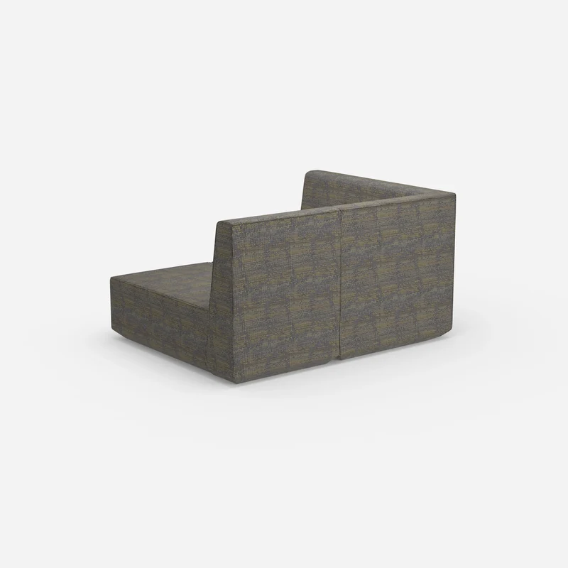 Zweisitzer Modulsofa mit Eckmodul