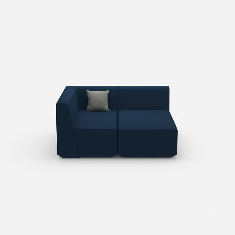 2 Sitzer Sofa mit Ecke