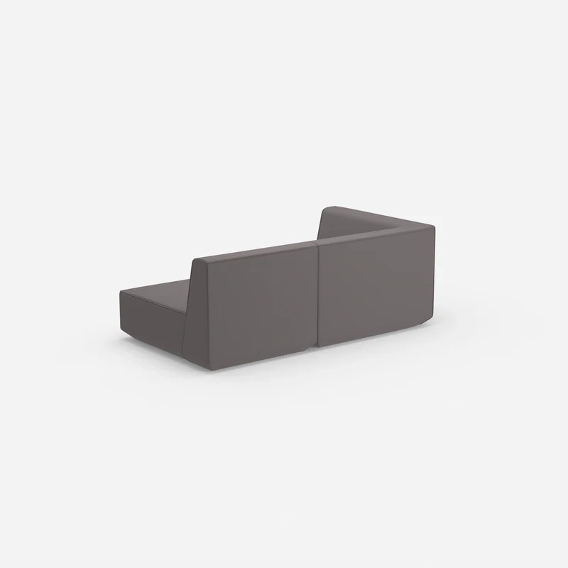 Graues Modulsofa 180 cm breit