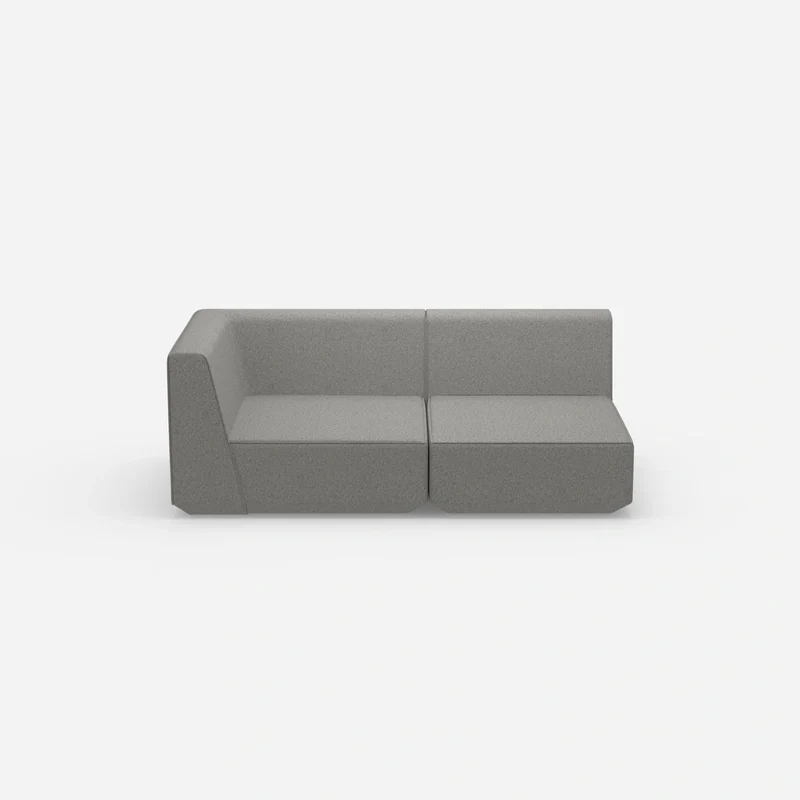 Graues Modulsofa 180 cm breit